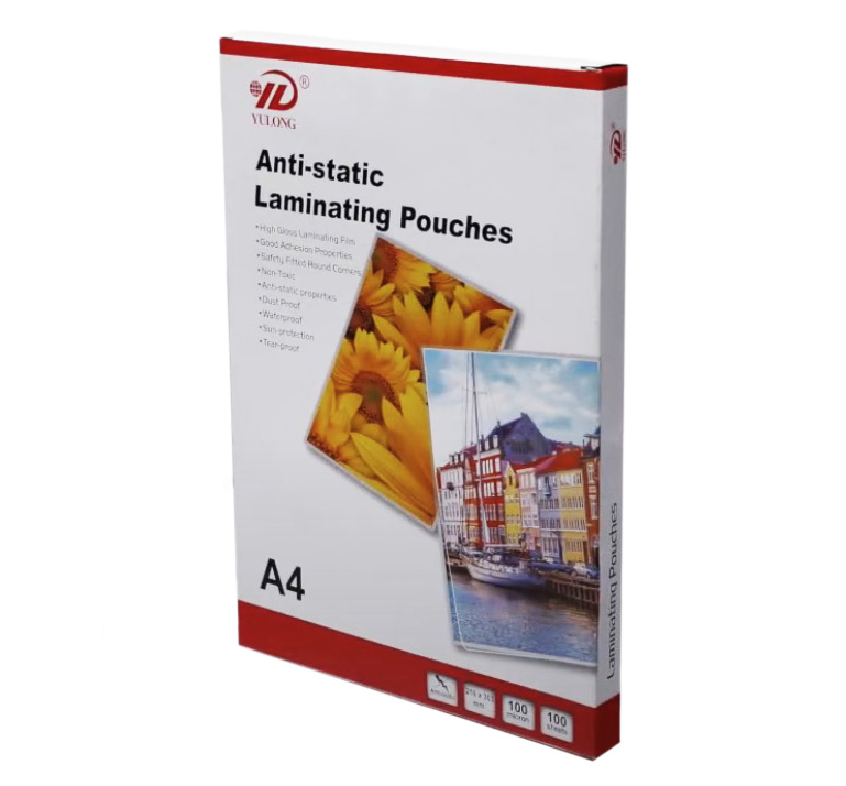 Плівка для ламінування A4 (216х303) 125мкм, YULONG Anti-static (000012707)